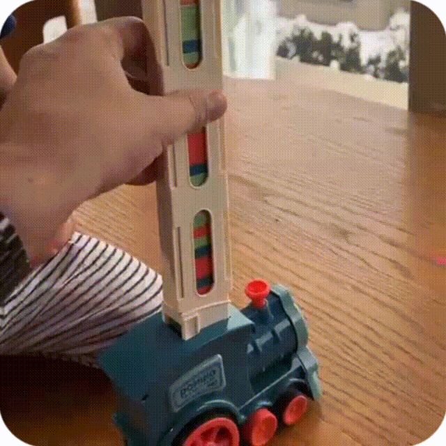 Automatic Domino Train